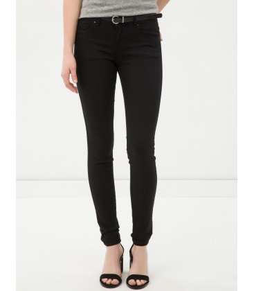 Women's black cotton jeans 6YAK47037DDBA5