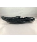 Deng 700 Black Leather Casual Shoes For Men