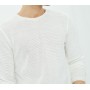 Cotton scoop-neck long sleeves Sweater 7YAM91037LK000