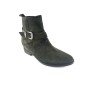 Hotiç Boots Women's Khaki Suede Half Sherina 326