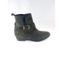 Hotiç Boots Women's Khaki Suede Half Sherina 326