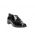 2788 Black Leather Pearl Patent Leather Women's Shoes
