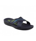 Gezer Slippers Navy Blue 08467 Daily Male