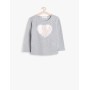 Koton Kız Çocuk Switshirt Uzun Kollu T-Shirt 6KKG17356GK023