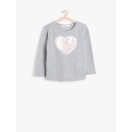 Koton Kız Çocuk Switshirt Uzun Kollu T-Shirt 6KKG17356GK023