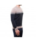 Men's Slim Fit Knitwear Deer Sweater Indigo 113401049