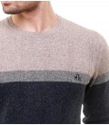 Men's Slim Fit Knitwear Deer Sweater Indigo 113401049