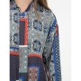 Patterned long sleeves cotton women's Jacket, 7KAK53621EWB51