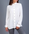Women's cotton white shirt 7YAK66805IW001