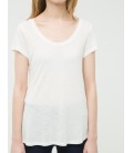 Women's cotton plain white T-Shirt 6YAK12298YK001