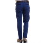 Men's Regular Fit Navy Blue Deer Pants 114203002