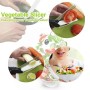 Clever Cutting Knife, Scissors, pizza and vegetables