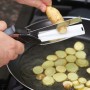 Clever Cutting Knife, Scissors, pizza and vegetables