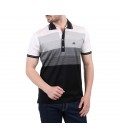 Deer Men's Polo Shirt Regular Fit T-Shirt - Black 114206062