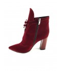 GD0015 red suede women's shoes