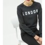 Koton Rahat Kesim, Bisiklet Yaka, Uzun Kollu Sweatshirt  6YAL11374JK999