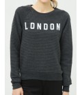 Cotton relaxed fit, scoop-neck, long-sleeved Sweatshirt 6YAL11374JK999