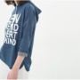 Koton Kapüşonlu T-Shirt Uzun Kollu, Rahat Kesim, Baskılı T-Shirt  6YAL11520JK740