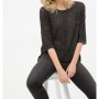 Cotton scoop-neck, long sleeves, Classic Fit, medium-sized Sweater 6YAK94709GT999