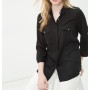 Cotton, smooth cut,Pocket Detail Shirt 6YAK63890EW999