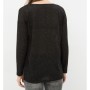 Cotton Hollow Collar, long sleeves, straight cut Sweater 6YAK17447HK999