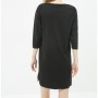 Cotton scoop-neck, long sleeve, relaxed fit, straight Dress 6YAL81075JK999