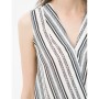 Women's striped cotton Sleeveless Blouse 6YAK32871UW18N