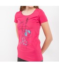 Blue Girl Graphic T-Shirt Dark Pink 163255 13882