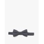 Detailed cotton Polka-Dot bow tie 8KKB90018GA02C