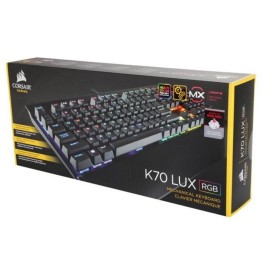 Corsair Gaming K70 LUX RGB Cherry MX Red Gaming Mekanik Klavye CH-9101010