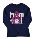 Hummel Lacivert Kız Çocuk T-Shirt C09127-7814
