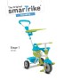 Smart Trike  3in1 Zip Mavi-Yeşil Yürümeye Başlayan Çocuklar İçin Bisiklet