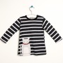 HelloBaby Çizgili Aplikeli Elbise 7167