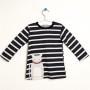 HelloBaby Çizgili Aplikeli Elbise 7167