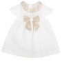 Chicco Bebek Elbisesi, Kısa Kollu, Beyaz Altın, 93708