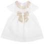 Chicco Bebek Elbisesi, Kısa Kollu, Beyaz Altın, 93708