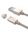 Manyetik Adsorpsiyon 3. Gen 1.2M Örgülü Tel Mikro USB Veri Şarj Kablosu