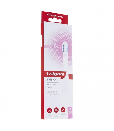 Colgate ProClinical Sensitive Replacement Electric Toothbrush Heads - Pack of 4