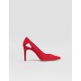 Stradivarius Red cut-out high heel court shoes Bayan Topuklu Ayakkabı 2873