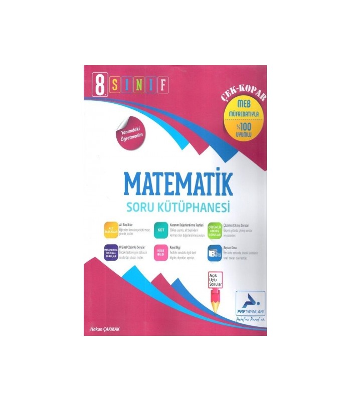 8. Sınıf Matematik Soru Kütüphanesi PRF Paraf Yayınları - Gümrük Deposu