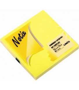 Notix Yapışkanlı Not Kağıdı Neon Sarı 80Yp 75x75mm 1 N-Ns-7575