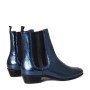 Hudson London Kenny Bayan Chelsea Boot in Metallic Blue