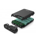 S-Link Swapp IP-S10 10000mAh Lcd Göstergeli TYPE-C Powerbank Siyah Taşınabilir Pil Şarj Cihazı