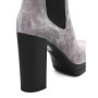HOGAN Stiefelette Opty Kadın Ayakkabı H299 - Grau