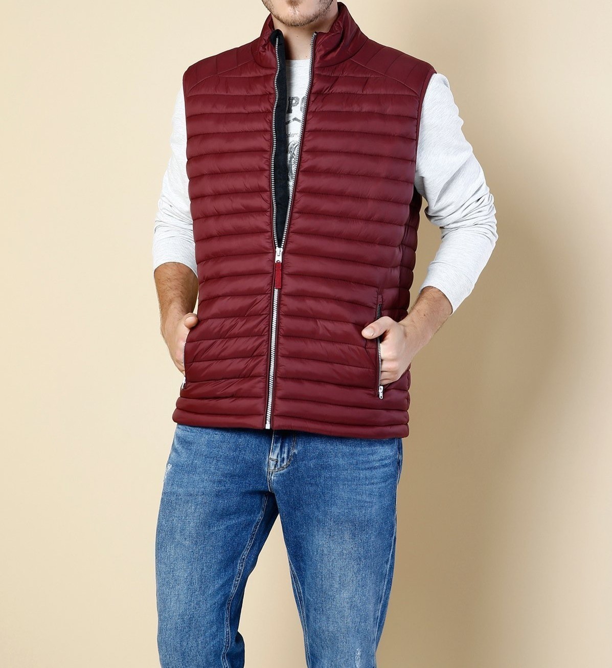 Regular Fit Cift Cepli Erkek Lacivert Yelek Hirka Yelek Colin S Online Alisveris
