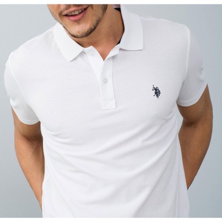 U.S. Polo Assn. Erkek Beyaz T-Shirt G081GL011.000.591733.VR013