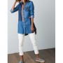 U.S. Polo Assn. Bayan Denim Elbise G082SZ0DE.000.605692.DN0022