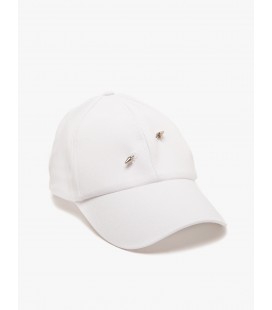 Koton Beyaz Metalik Detaylı Şapka  8YAK45024AA000