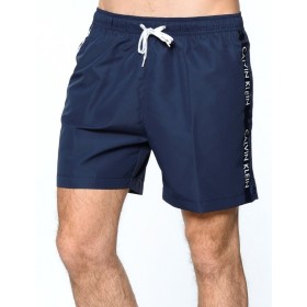 Calvin Klein Medıum Drawstrıng Blue Shadow Mayoşort
