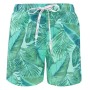 Calvin Klein  Medium Drawstring Jungle Print Green Erkek Mayo Şort